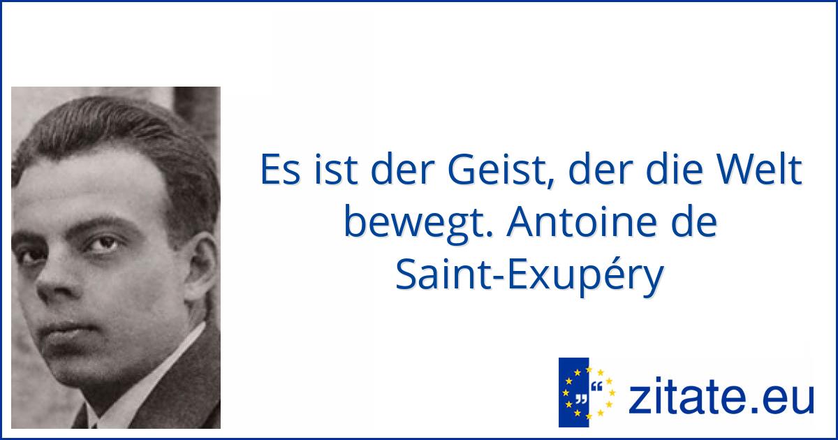 Antoine de Saint-Exupéry | zitate.eu