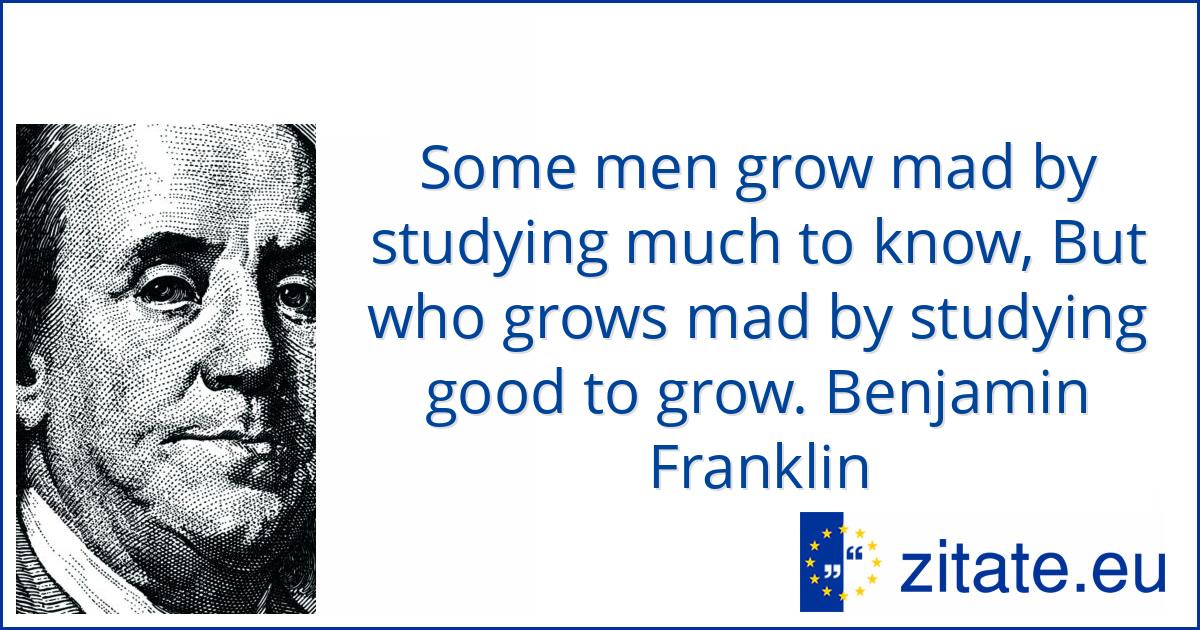 Benjamin Franklin Zitate