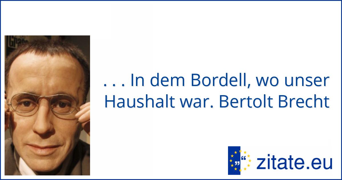 Bertolt Brecht | zitate.eu