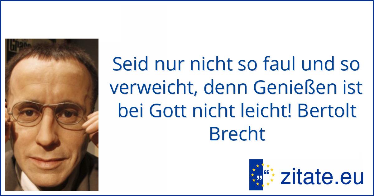 Bertolt Brecht | zitate.eu