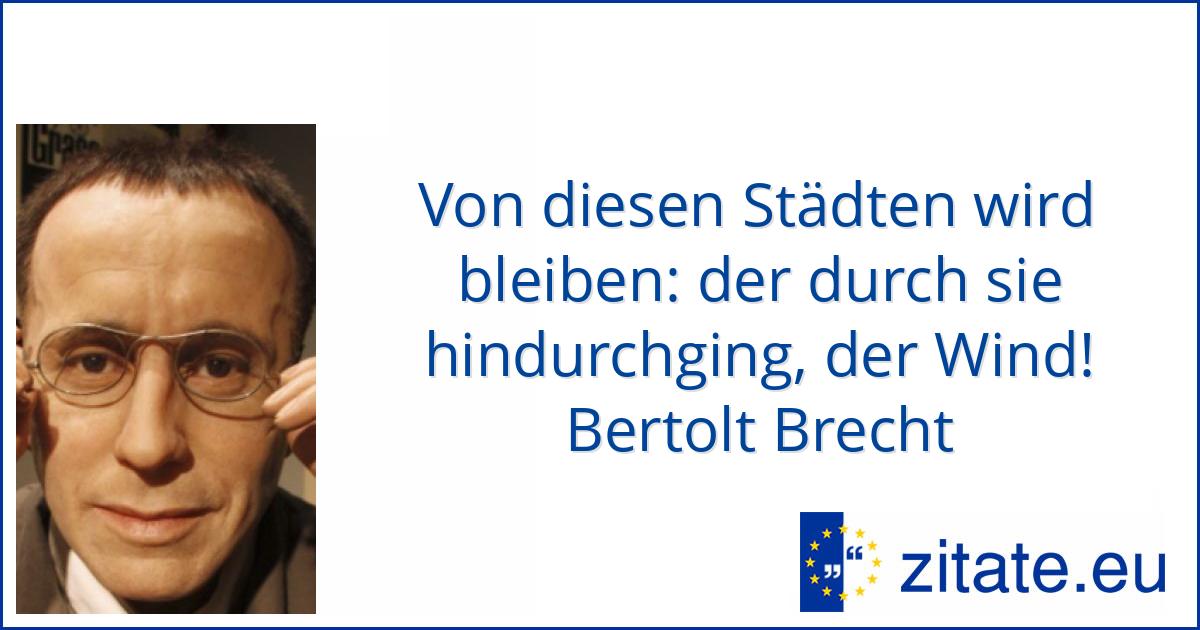 Bertolt Brecht | zitate.eu