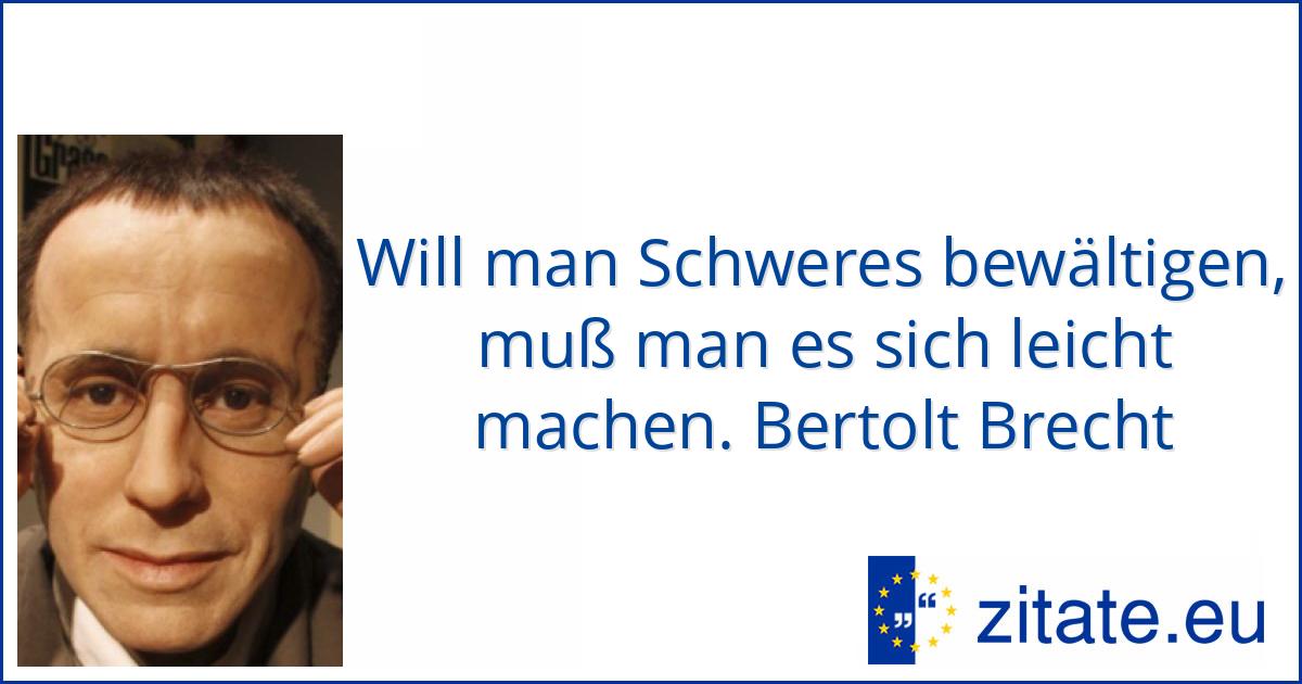 Bertolt Brecht | zitate.eu