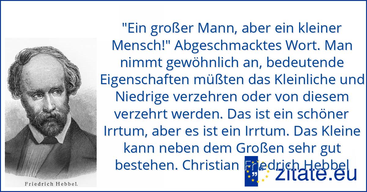 Christian Friedrich Hebbel | zitate.eu