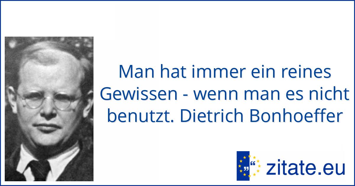 Dietrich Bonhoeffer Zitate Eu