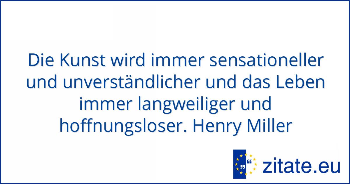 Henry Miller Zitate Eu