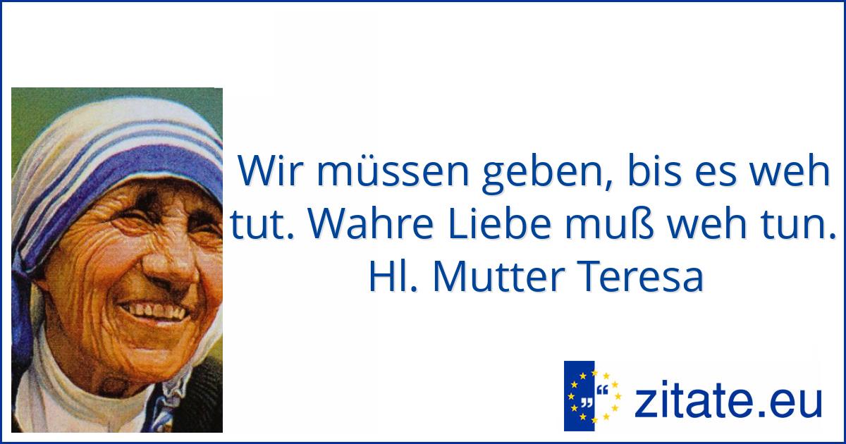 Hl Mutter Teresa Zitate Eu