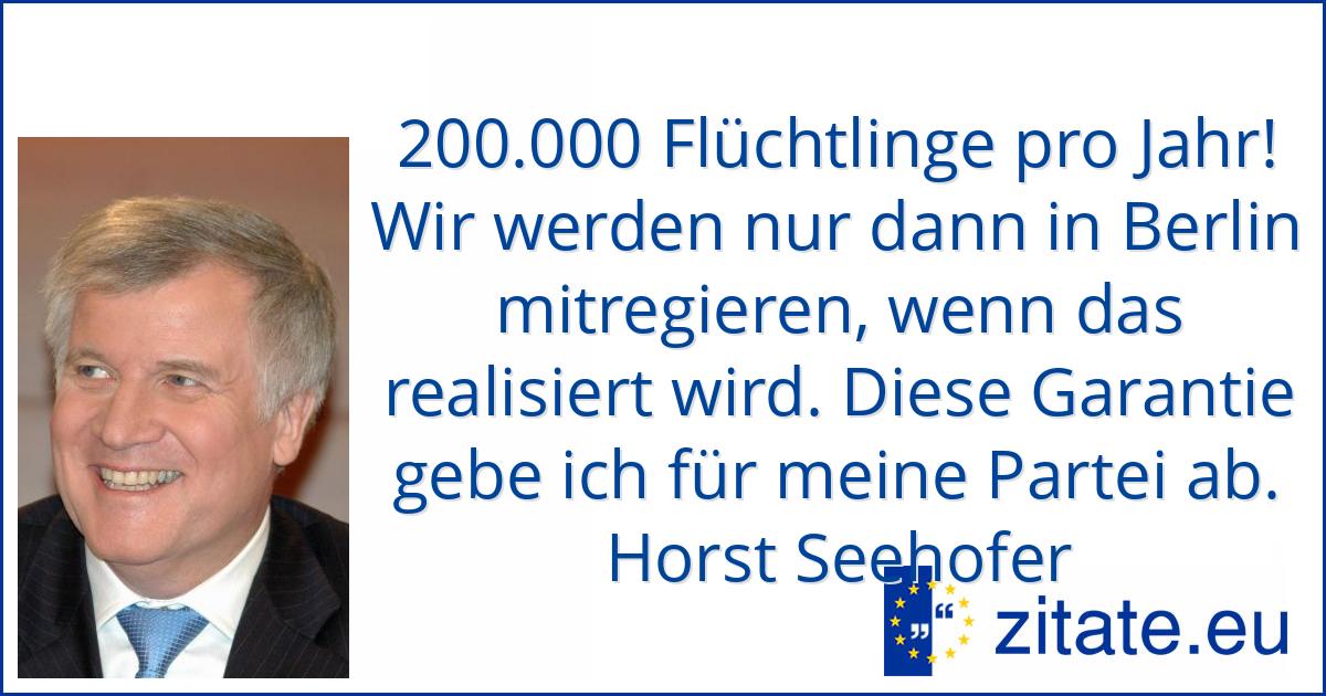 Horst Seehofer Zitate Eu