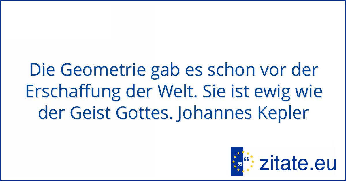 Johannes Kepler Zitate Eu