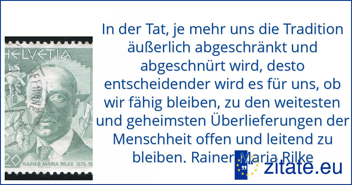 Rainer Maria Rilke | Zitate.eu