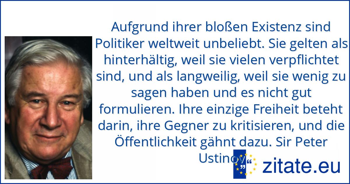 Sir Peter Ustinov Zitate Eu