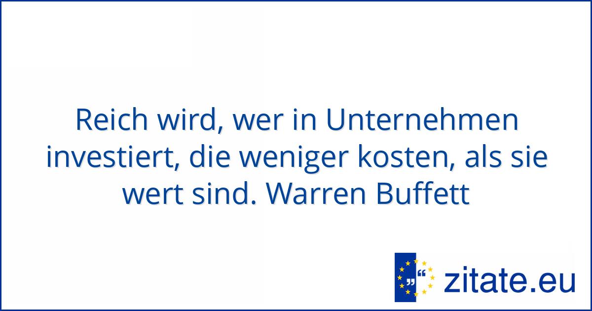 Warren Buffett | zitate.eu