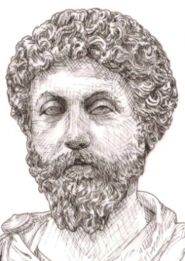 Mark Aurel - Bild: https://stoisch-bleiben.de