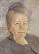 Selma Lagerlöf - Gemälde: Carl Larsson