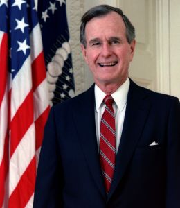 George Herbert Walker Bush - By N/A, likely POTUS [Public domain], via Wikimedia Commons