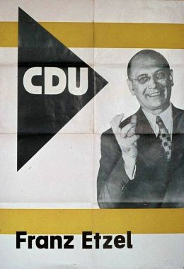 Dr. Franz Etzel - By CDU [CC BY-SA 3.0 de (http://creativecommons.org/licenses/by-sa/3.0/de/deed.en)], via Wikimedia Commons