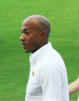 Frankie Fredericks - By Eckhard Pecher (Arcimboldo) (Own work) [CC BY 2.5 (http://creativecommons.org/licenses/by/2.5)], via Wikimedia Commons