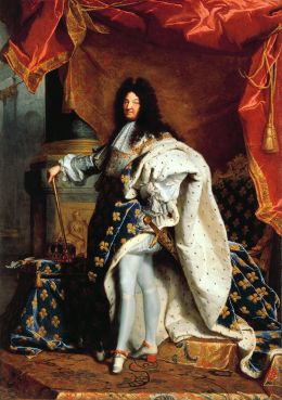 König Ludwig XIV. - Hyacinthe Rigaud [Public domain], via Wikimedia Commons