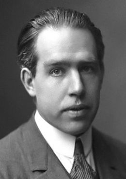 Niels Bohr - By The American Institute of Physics credits the photo [1] to AB Lagrelius & Westphal, which is the Swedish company used by the Nobel Foundation for most photos of its book series Les Prix Nobel. (Niels Bohr's Nobel Prize biography, from 1922) [Public dom