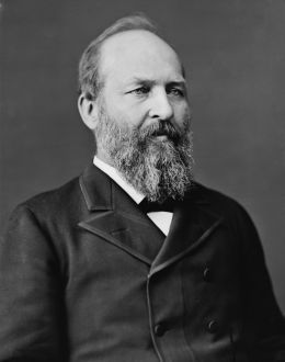 James Abraham Garfield - By Unknown; part of Brady-Handy Photograph Collection. [Public domain], via Wikimedia Commons