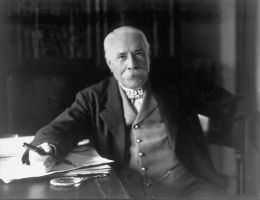 Sir Edward Elgar - By Herbert Lambert (1881–1936) (National Portrait Gallery) [Public domain], via Wikimedia Commons